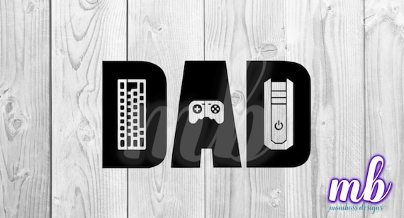 Gamer DAD - SVG - PNG