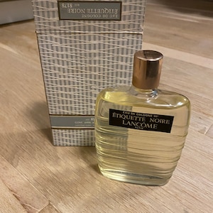 Lancôme Etiquette Noire Eau de Cologne 6 FL. OZ.  Original Vintage Women&#39;s Perfume