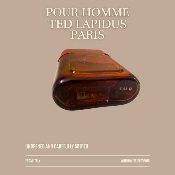 Vintage Perfume - Pour Homme Ted Lapidus Paris After Shave 50 Ml