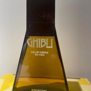 Perfume Vintage - Ghibli Eau de Toilette para Hombres - Atkinsons 50 ml Fragancia, Aroma Fresco y Elegante, Regalo Perfecto para él