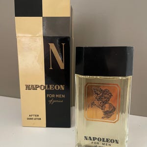 Vintage Napoleon for Men of Genius After Shave Lotion by Morris – Classic Men's Grooming Fragrance - vintage perfume