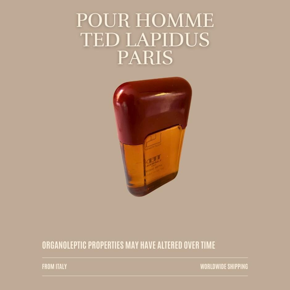After-shave Ted Lapidus Pour Homme 200ml - Vintage, Neuf, Parfum Frais Et Masculin