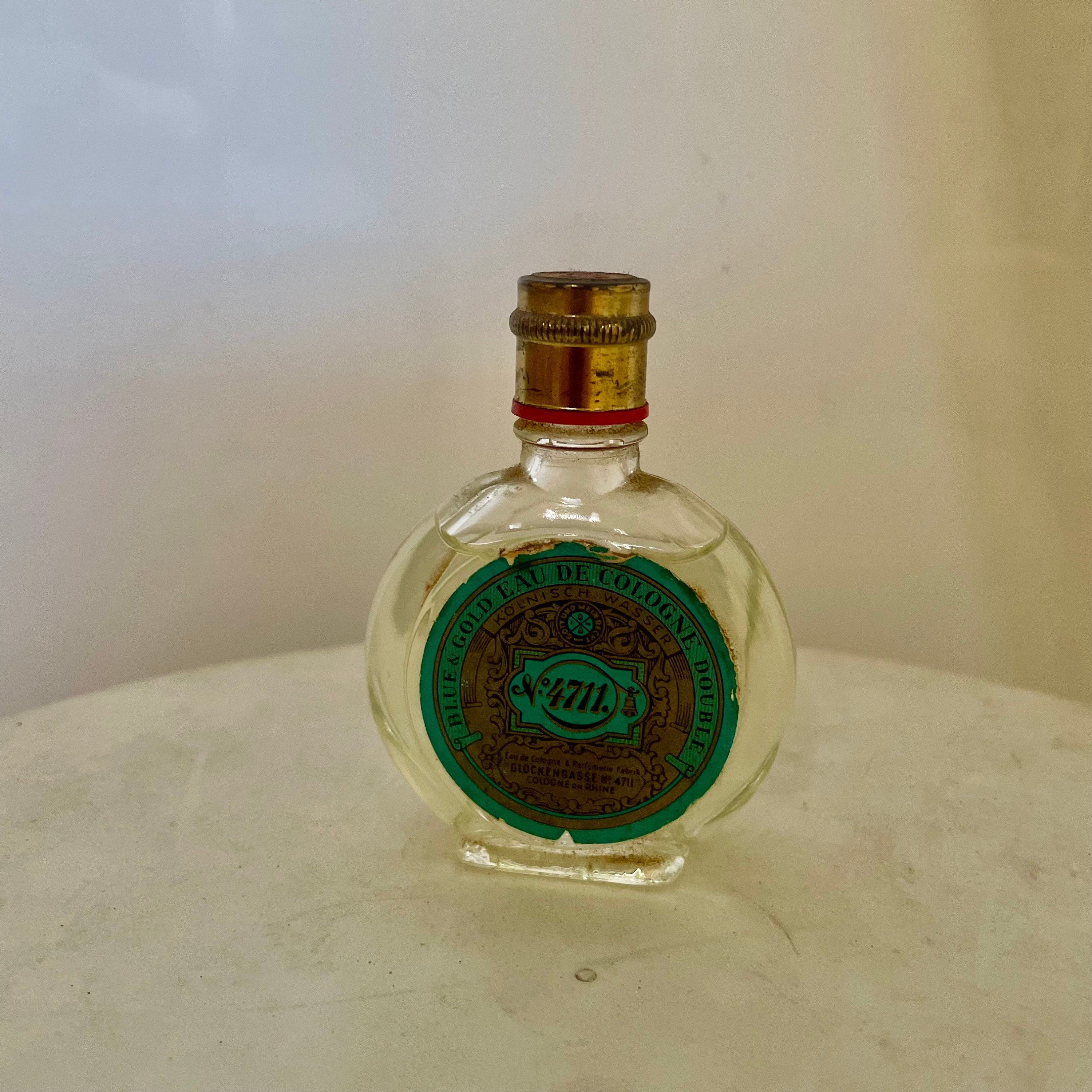 Vintage rose perfume bottle