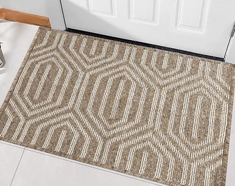 Vintage Blue Texture Absorbent Water Low Profile Door Mat with Rubber Backing for Corrider Bathroom Bedroom Living Room Entry SIGOUYI Modern Non-Slip 18x30in Area Rug Vintage Blue Texture Absorbent Water Low Profile Door Mat with Rubber Backing for Corrider Bathroom Bedroom Living Room Entry SIGOUYI Modern Non-Slip 18x30in Area Rug