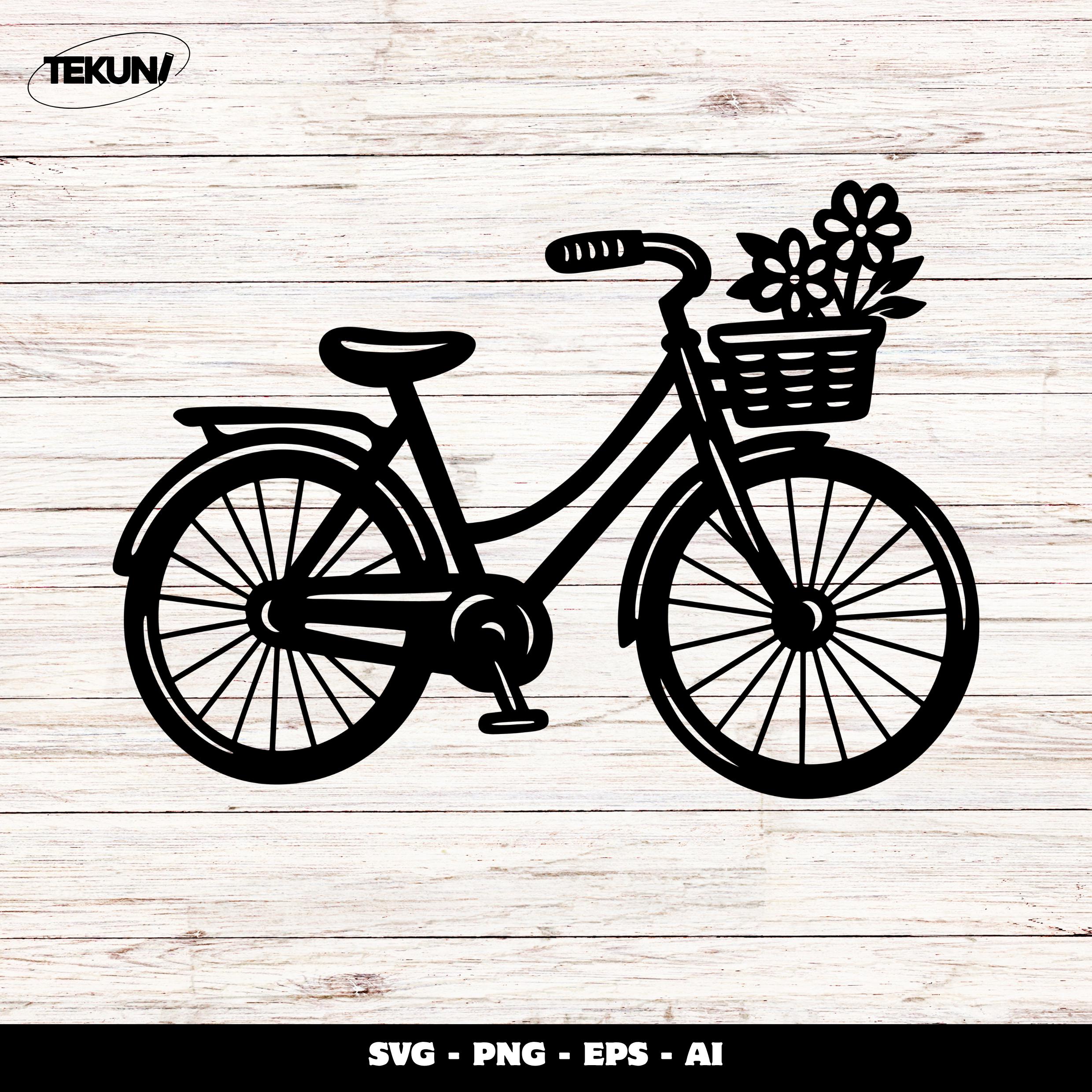 Antique Bike Stencil