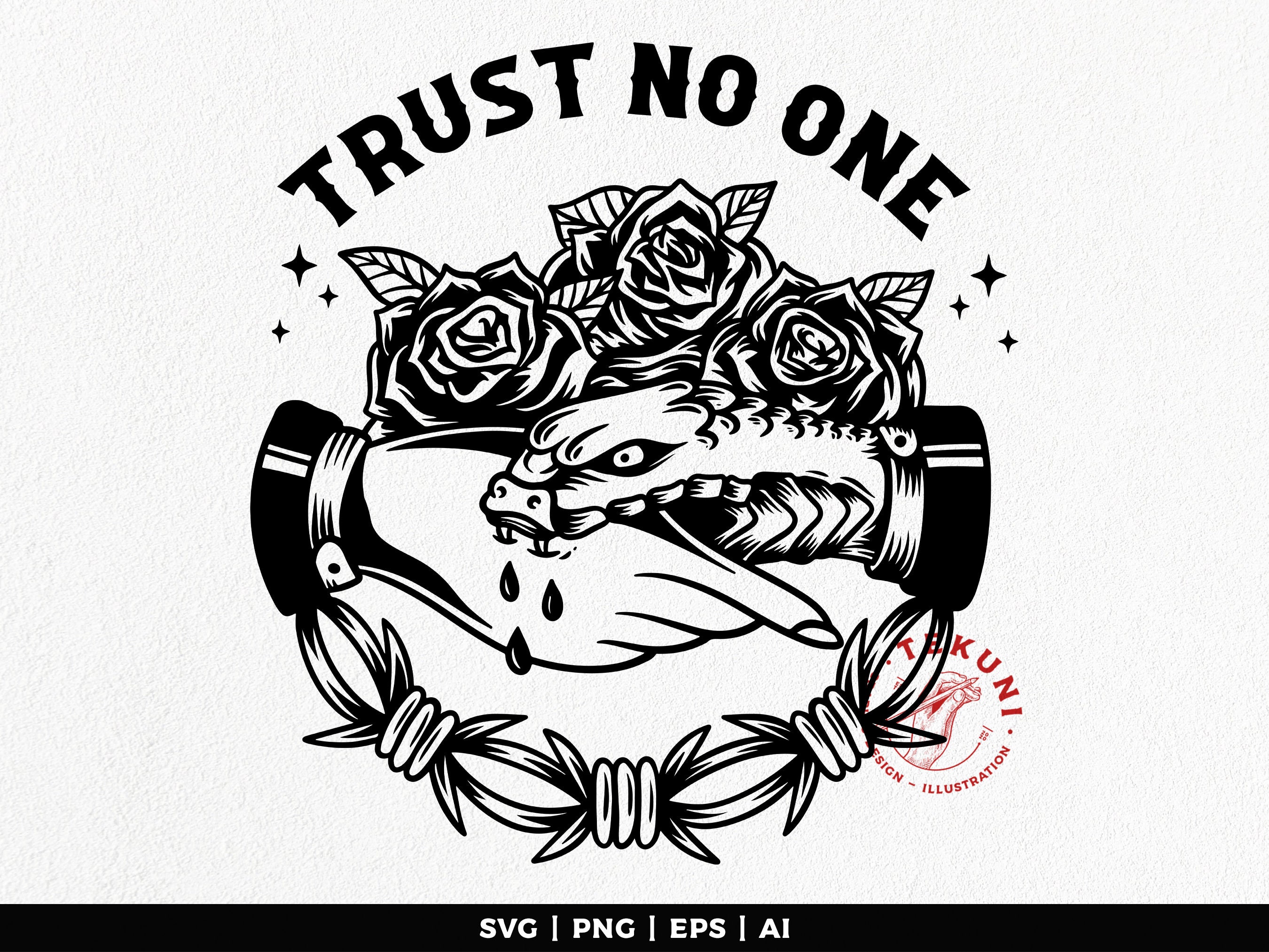 Trust No One T-Shirt  tropical_insanity LLC