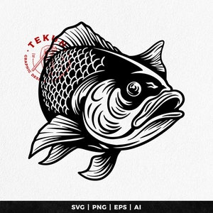 Fish Svg, Fishing Svg Files for Cricut - Instant download