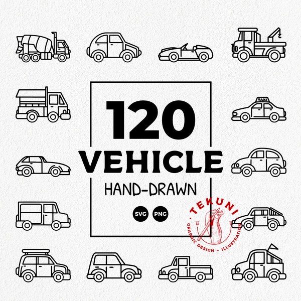 Vehicle svg bundle, transportation svg set, construction svg - Instant download