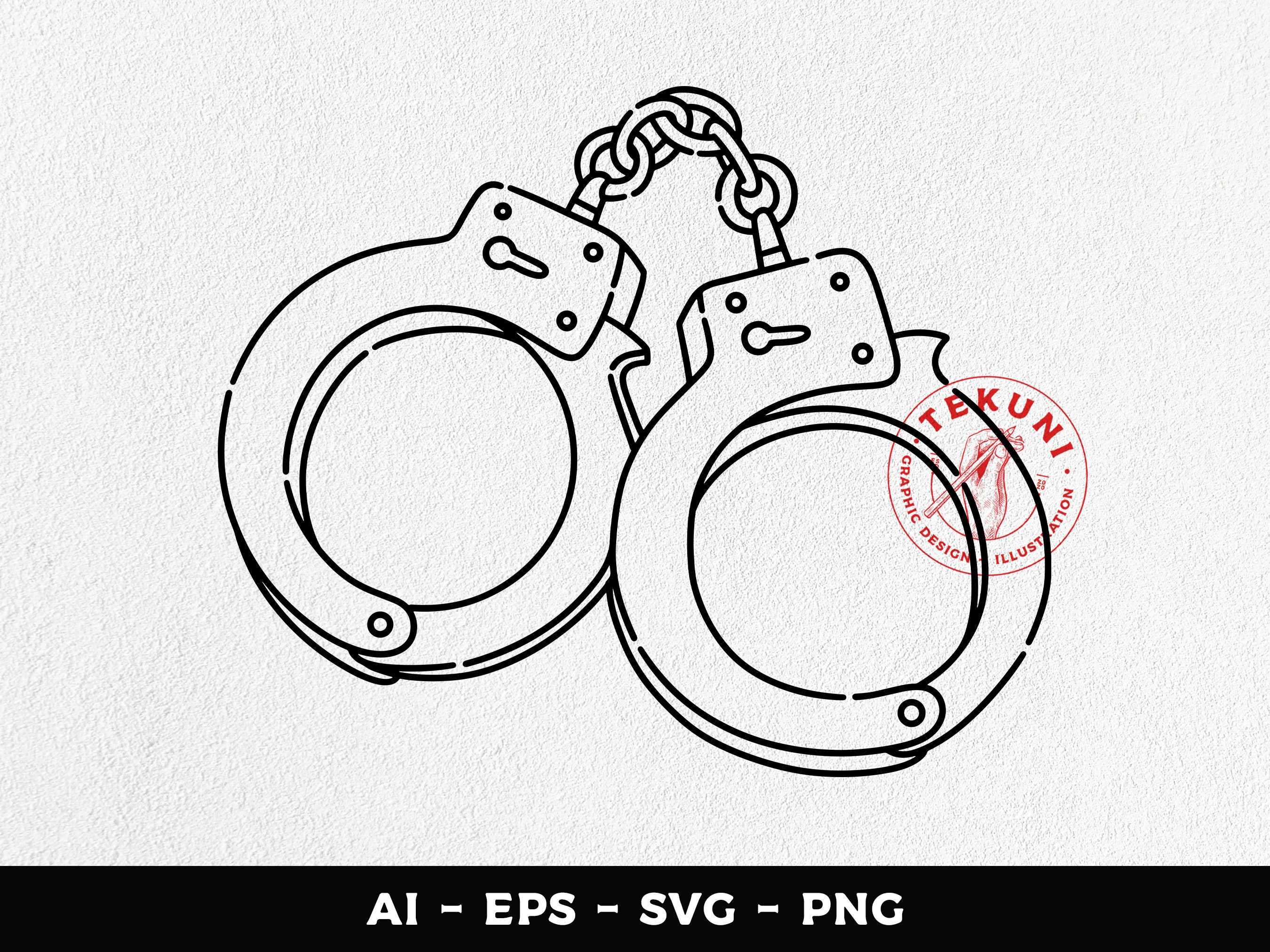 Handcuff Svg File Police Handcuff Svg Handcuff Clipart Police Svg | The ...