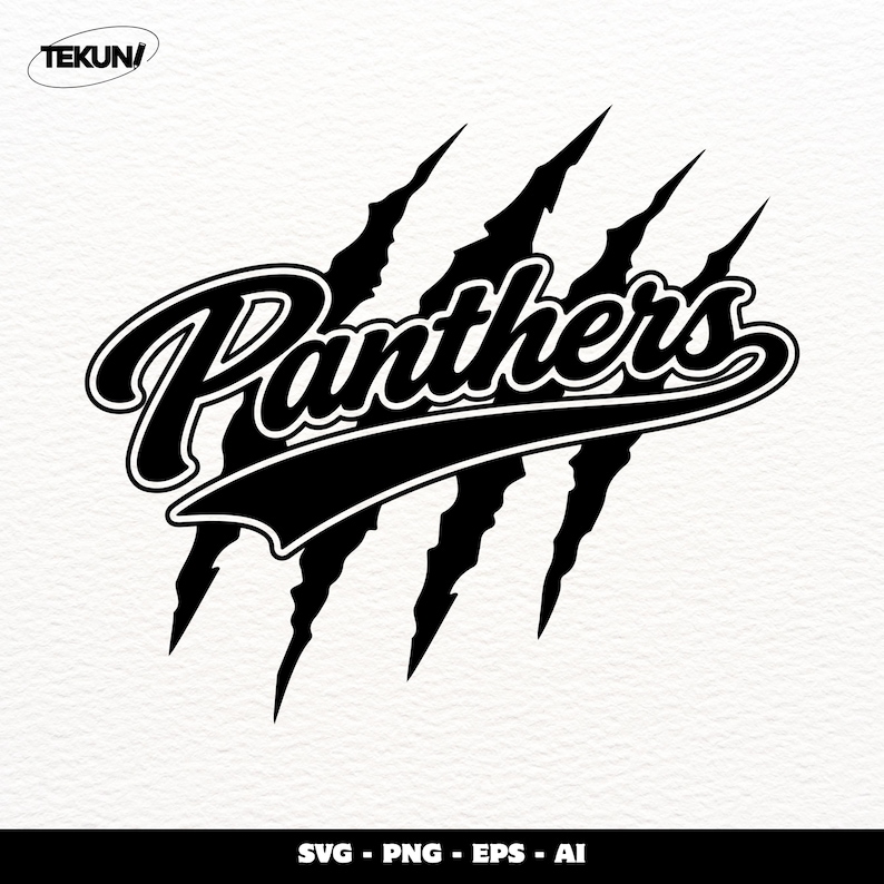 Panthers SVG, Claw Scratch Vector, Team Shirt Design - Etsy