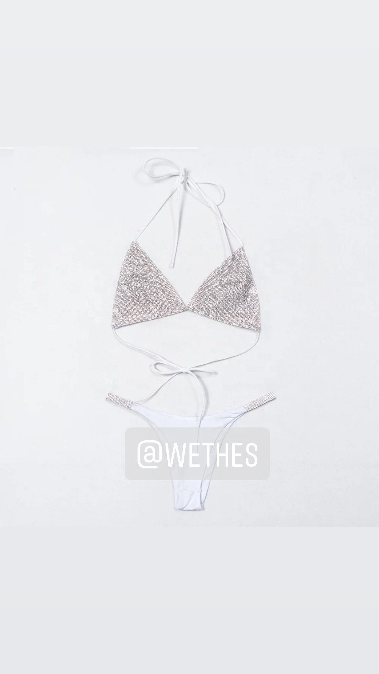 Rhinestone Bikini Crystal Bikini Rhinestone Swim Wear Womens Etsy