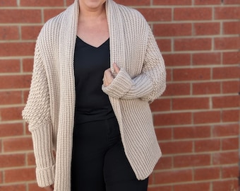 kateb Amalie Cardigan CROCHET PDF PATTERN