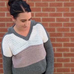 Oversized Callie Hoodie - CROCHET PDF PATTERN
