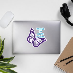 Adesivo de vinil de borboleta, sem bolhas, decoração para telefone, garrafa de água, diário e livros de estudante, presente para ele, ela, crianças, estudantes