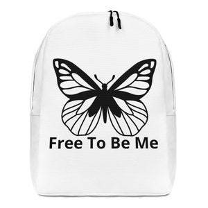 Sac à dos minimaliste Free To Be, sacs et sacs à main, sac à dos pour homme, femme, enfant, cadeau pour étudiant, anniversaire, ami, enseignant,