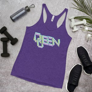 Gym fitness tank top, Racerback women top, Summer tank top, Gift for Her, Women Work Out Top Sportwear Trendy Tank Top, gift for him or her