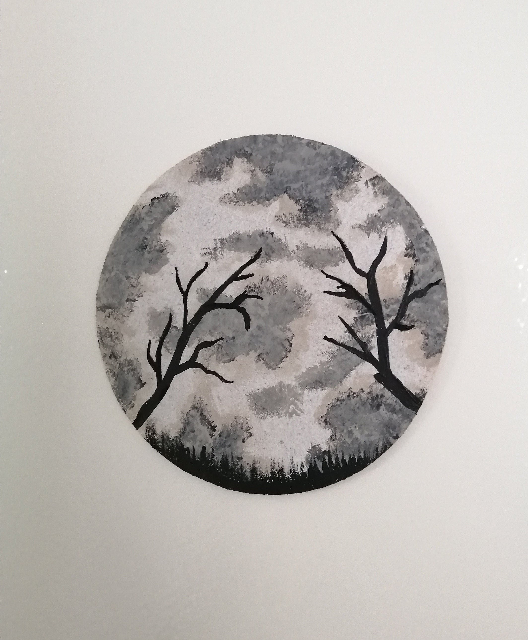 Rond ' Journée d'hiver | Peinture