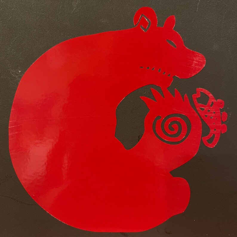 Seven Deadly Sins Kings Bear Sin of Sloth Decal Etsy