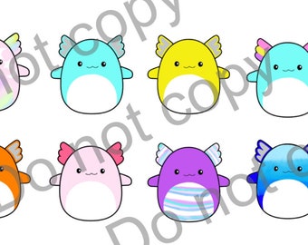 Squishmallows Axolotls png