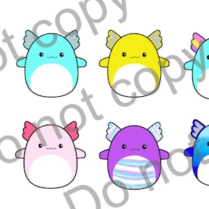 Squishmallows Axolotls png