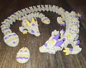 Easter Cookie posable dragon