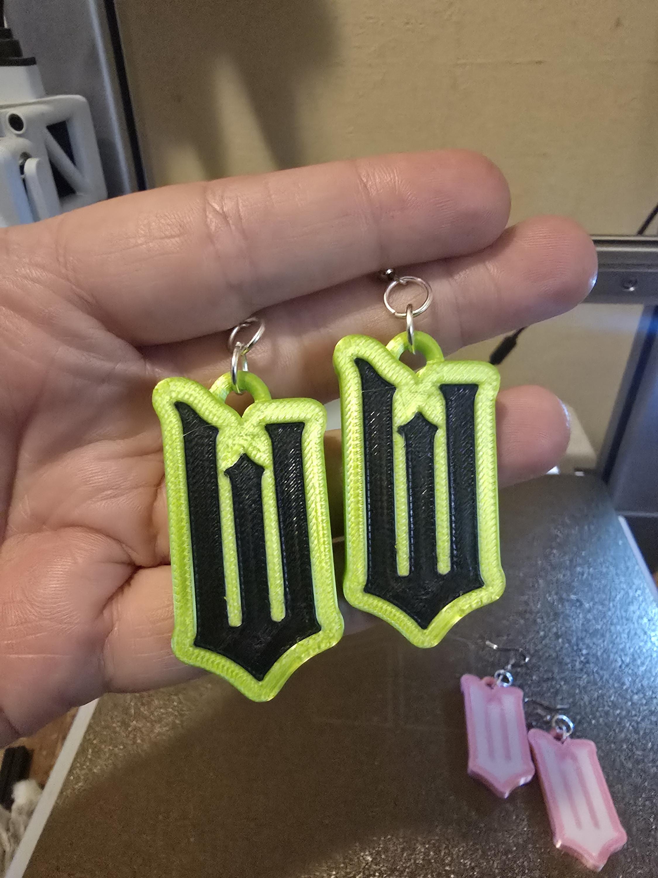 Wicked Earrings, Elphaba Glenda
