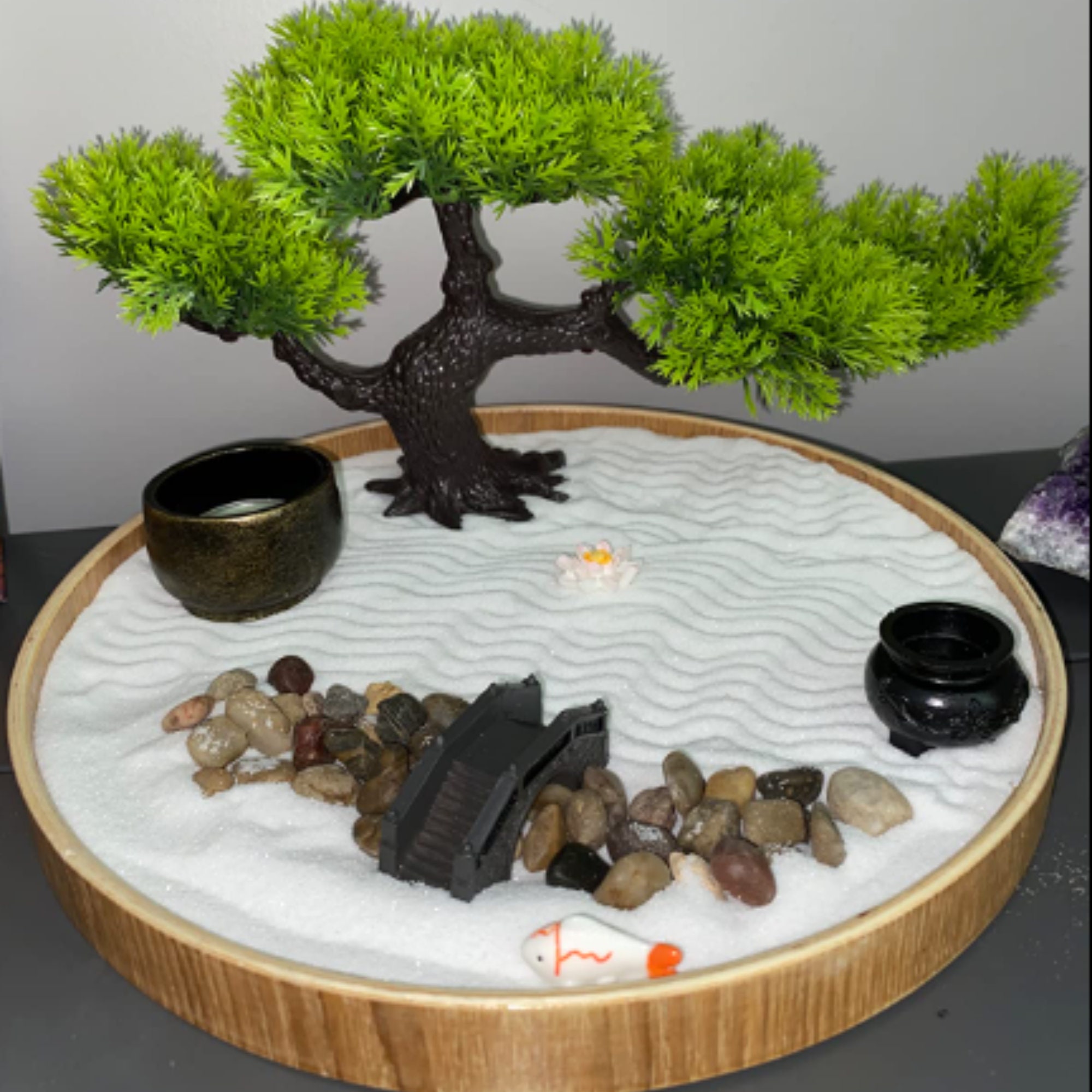 Japanese Zen Garden for Desk Garden Décor Zen Garden Sand Etsy