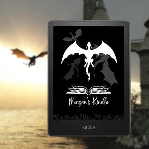 Personalized Dragon Kindle Lock Screen Download - Light/Dark mode download