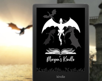 Download de tela de bloqueio personalizada do Kindle Dragon - Modo claro/escuro