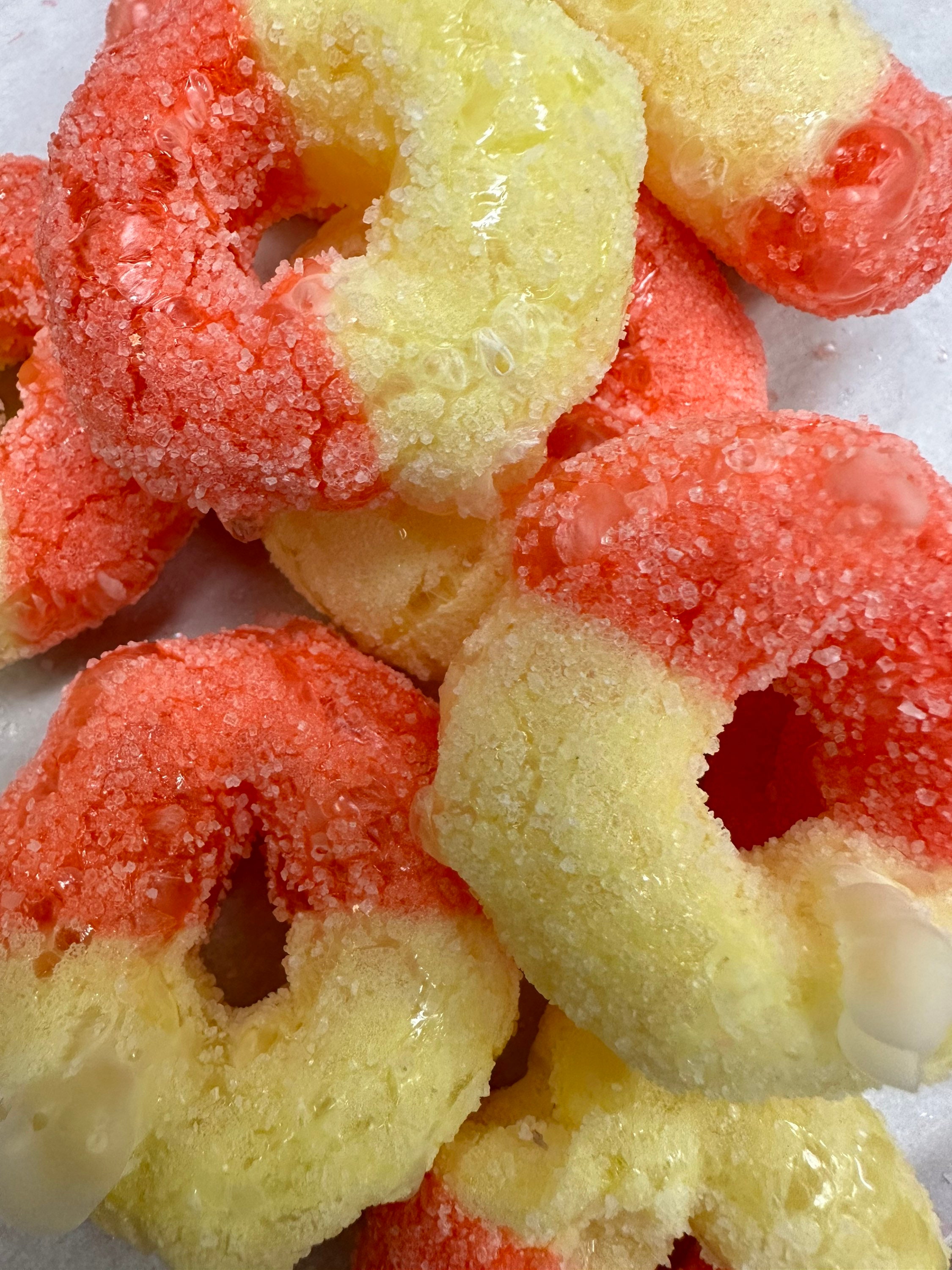 Freeze Dried PEACH RINGS Etsy Canada