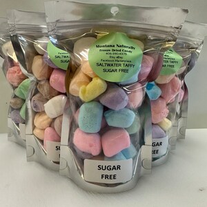 Freeze Dried SUGAR FREE Saltwaer TAFFY