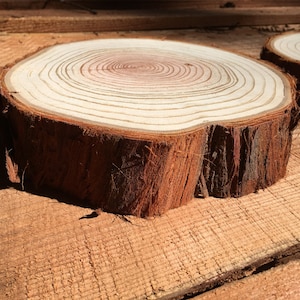 Redwood cookie slice, live edge round, round serving tray, cake stand, charger, centerpiece, live edge, display board, wooden serving board