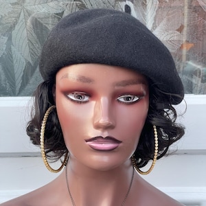 Beret Hat Wig | Hat Wig With Hair Attached | Chemo Hat With Good Hair| Alopecia Hat Wig |Customised Hat Wig | Wig Hair | Hat Wig | Alopecia
