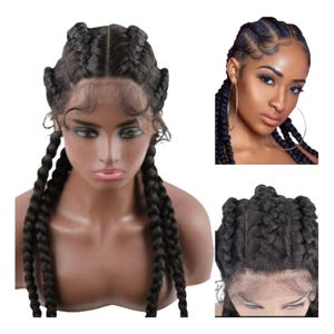 Ready To Ship*Ladies/Women CORNROW/GHANA Braided WIG, Braided All Back Style Wig