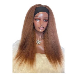 Headband wig | Ponytail wig | Interchangeable headband & free parting hair  wig | Gym wig  | Alopecia wig  | Straight  wig