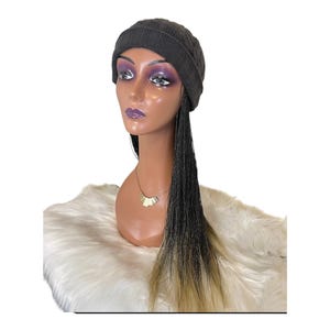 Beanie Braided Hat Wig |  Hat Wig With Braiding Hair Attached | Chemo Hat With Brading Hair| Alopecia Hat Wig |Customised Braided Hat Wig |