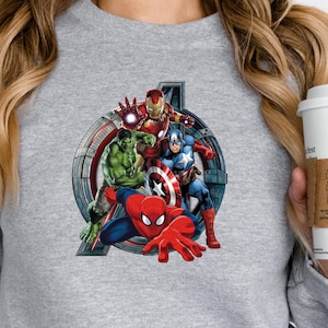 All Avengers Shirt Png, Sublimation Png, Avengers Shirt Png, Superheroes Shirt Png, Heroes Clipart, Instant Download, Printable File