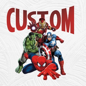 Custom All Avengers Shirt Png, Sublimation Png, Avengers Shirt Png, Superheroes Shirt Png, Heroes Clipart, Instant Download, Printable File