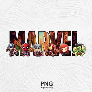 Baby Superheroes Logoo Png, Kids Avengers Shirt Png, Baby Avengers PMG, Instant Download, Print File, Cricut Print and Cut File, Sublimation