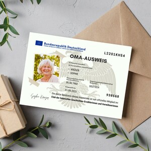 Personalisierbare Karte für werden Omas |Karte A7 Oma werden | Geschenk für werden Oma, Karte/Geschenk |Großmutter werden | personalisierbar