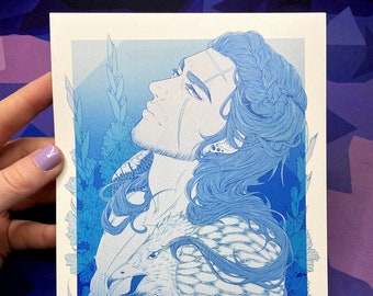 FFXV Blue Gladio Art Print