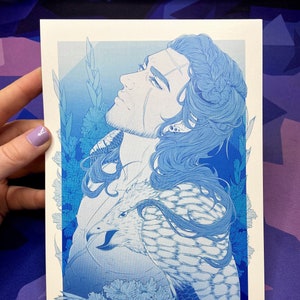 FFXV Blue Gladio Art Print
