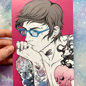 FFXV Tattooed Ignis Art Print