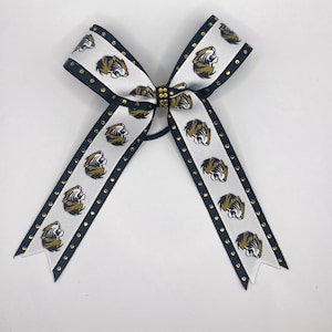 Collegiate Cheer Bow, Rhinestone Collegiate Cheer Bow