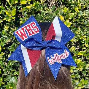 Glitter Cheer Bow,  Competition Cheer Bow, Glitter Bow, Dance Team Bow
