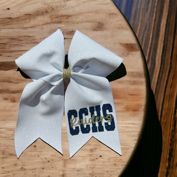 Glitter Cheer Bow, Central Catholic High School