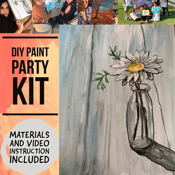 Paint and Sip Kit Etsy Australia