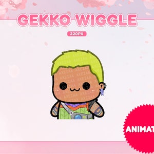 ANIMATED NEW VALORANT Gekko Wiggle Twitch/Discord Emote