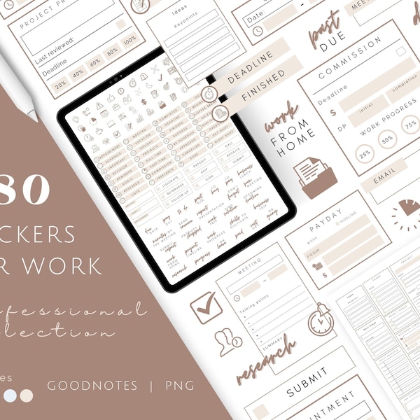 Goodnotes Stickers - Etsy