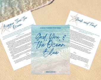 Summer Devotional | Beach Devotional | Summer Devotions | Devotional for Summer | 40-Day Digital Devotional for Women | Vacation Devotional